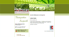 Desktop Screenshot of biergartenseepark-freiburg.de